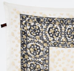 Yves Saint Laurent YSL Mousseline Silk Scarf