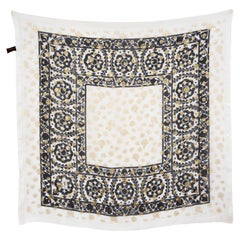 Yves Saint Laurent YSL Mousseline Silk Scarf