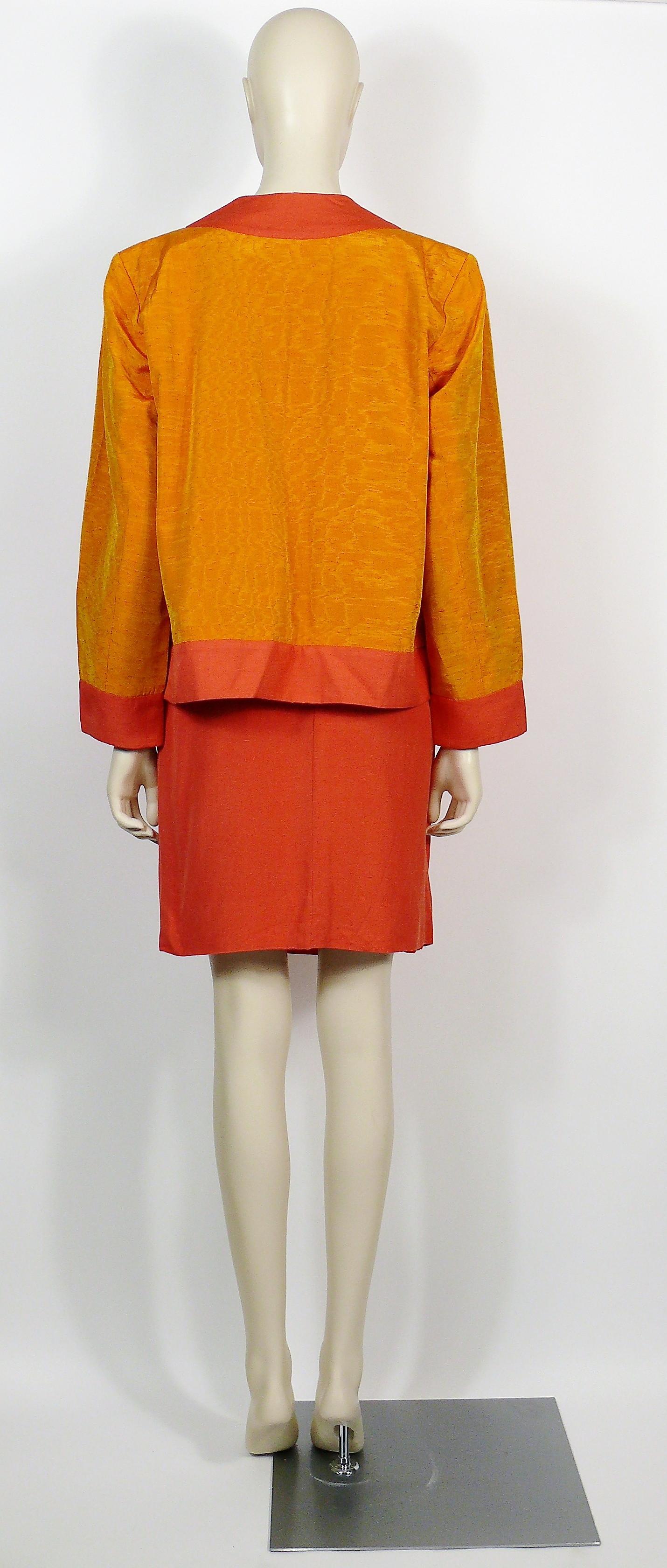 Yves Saint Laurent YSL Oriental Inspired Jacket and Skirt Ensemble For Sale 5