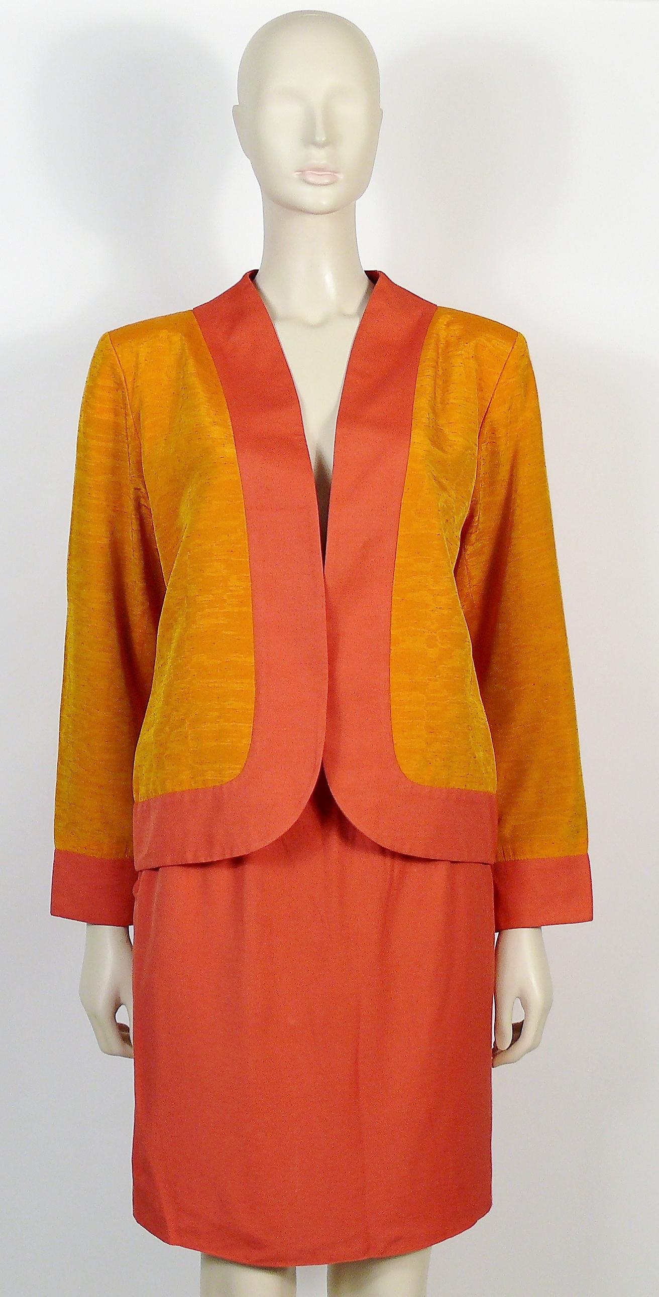 Yves Saint Laurent YSL Oriental Inspired Jacket and Skirt Ensemble For Sale 1