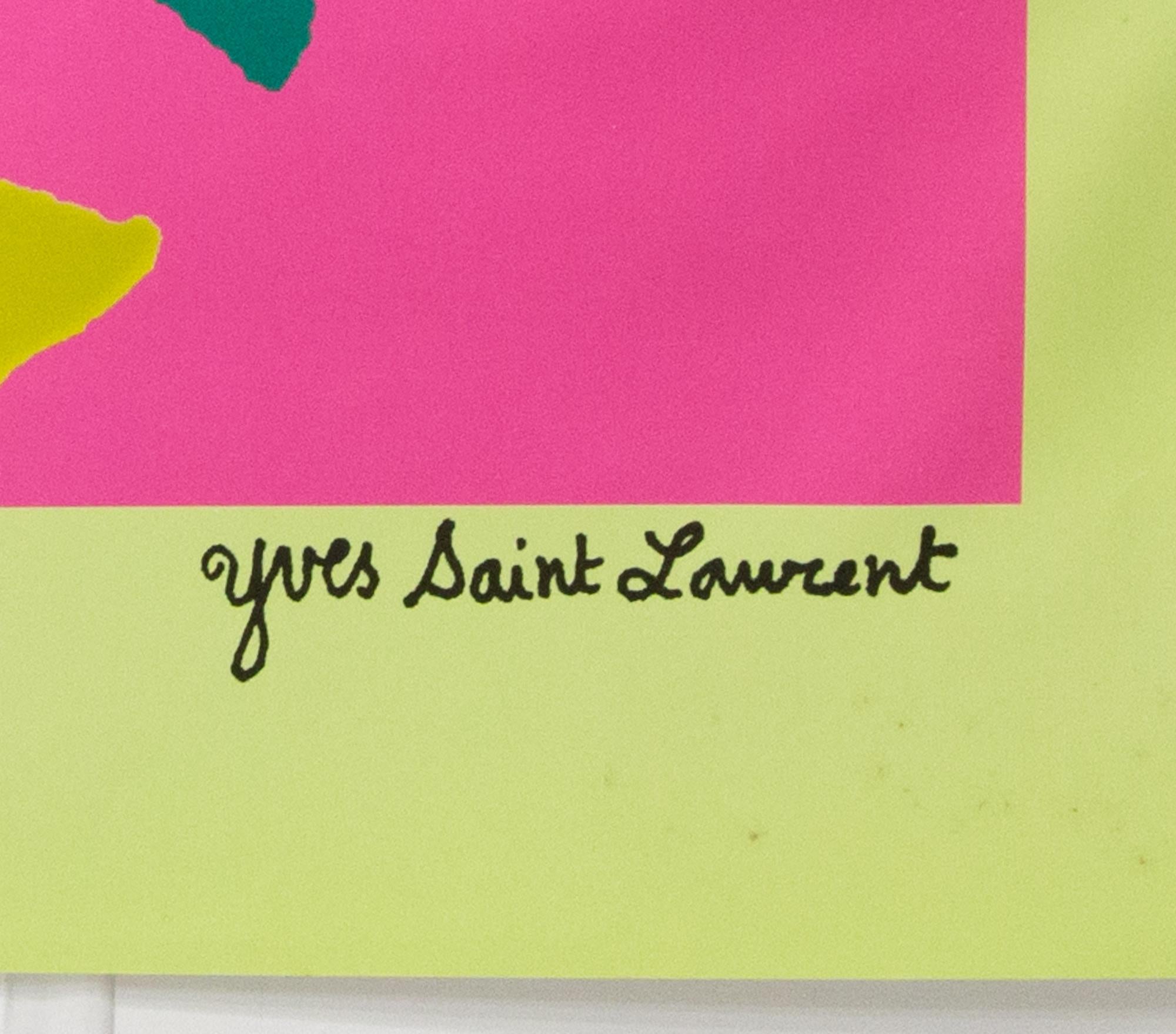Yves Saint Laurent YSL Original Love 2001 Poster For Sale 2