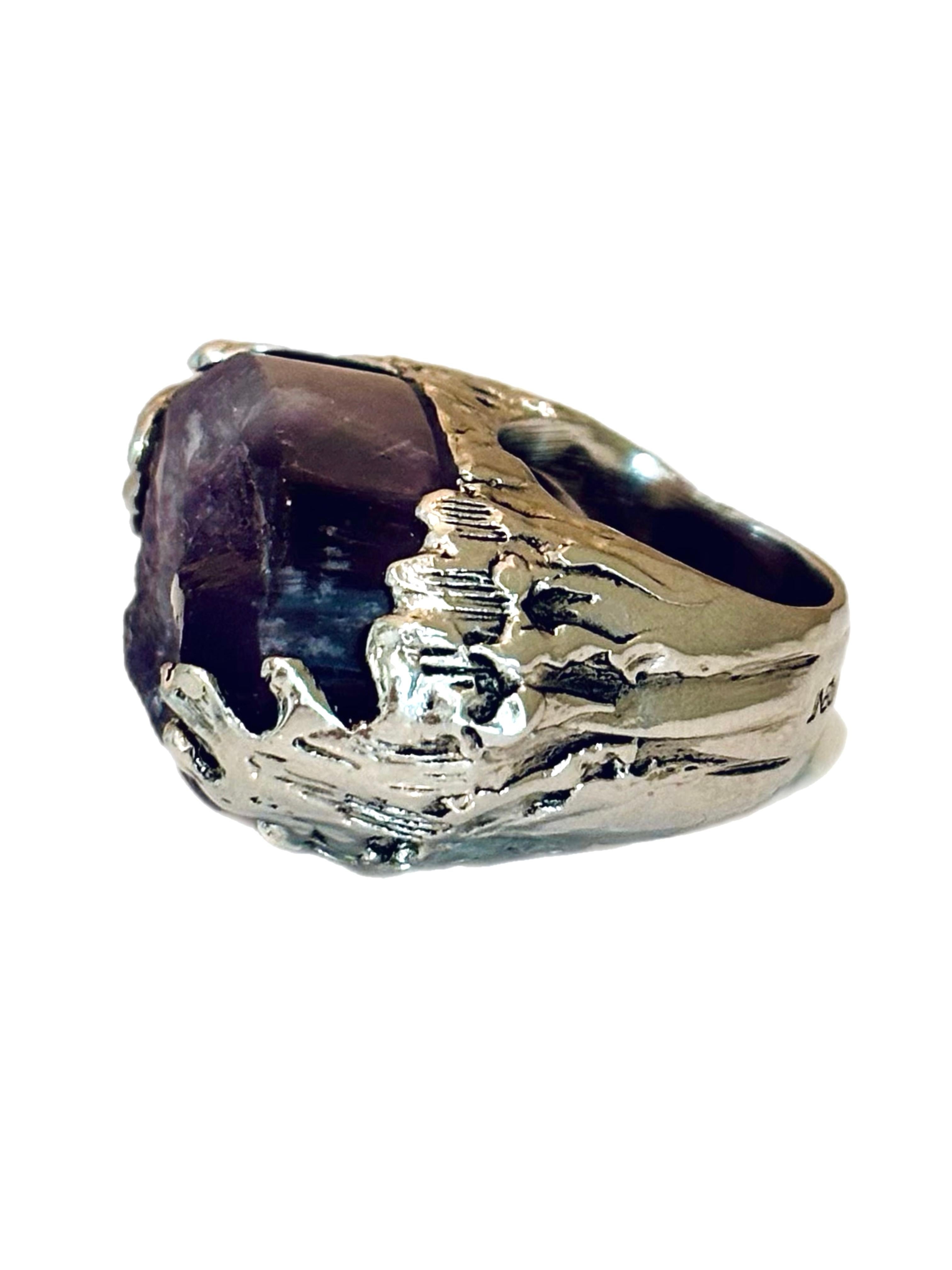 YVES SAINT LAURENT YSL Übergroßer Cocktail-Statement-Ring im Zustand „Hervorragend“ im Angebot in Leonardo, NJ