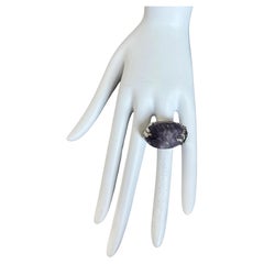 YVES SAINT LAURENT YSL Oversized Cocktail Statement Ring