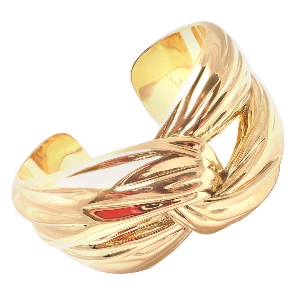 Gold ysl bracelet Clearance