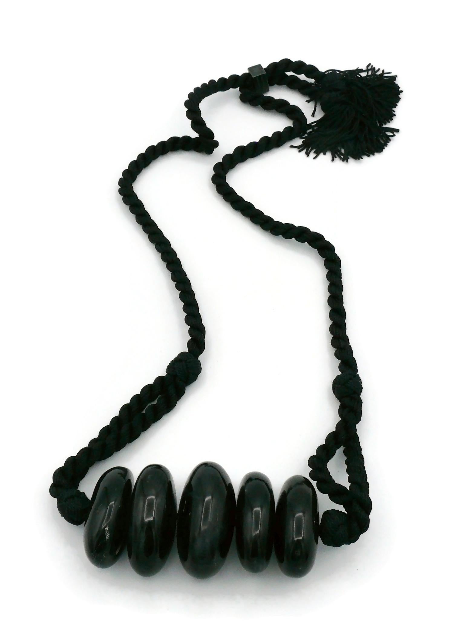 YVES SAINT LAURENT YSL Seil-Halskette mit Quaste im Zustand „Gut“ im Angebot in Nice, FR