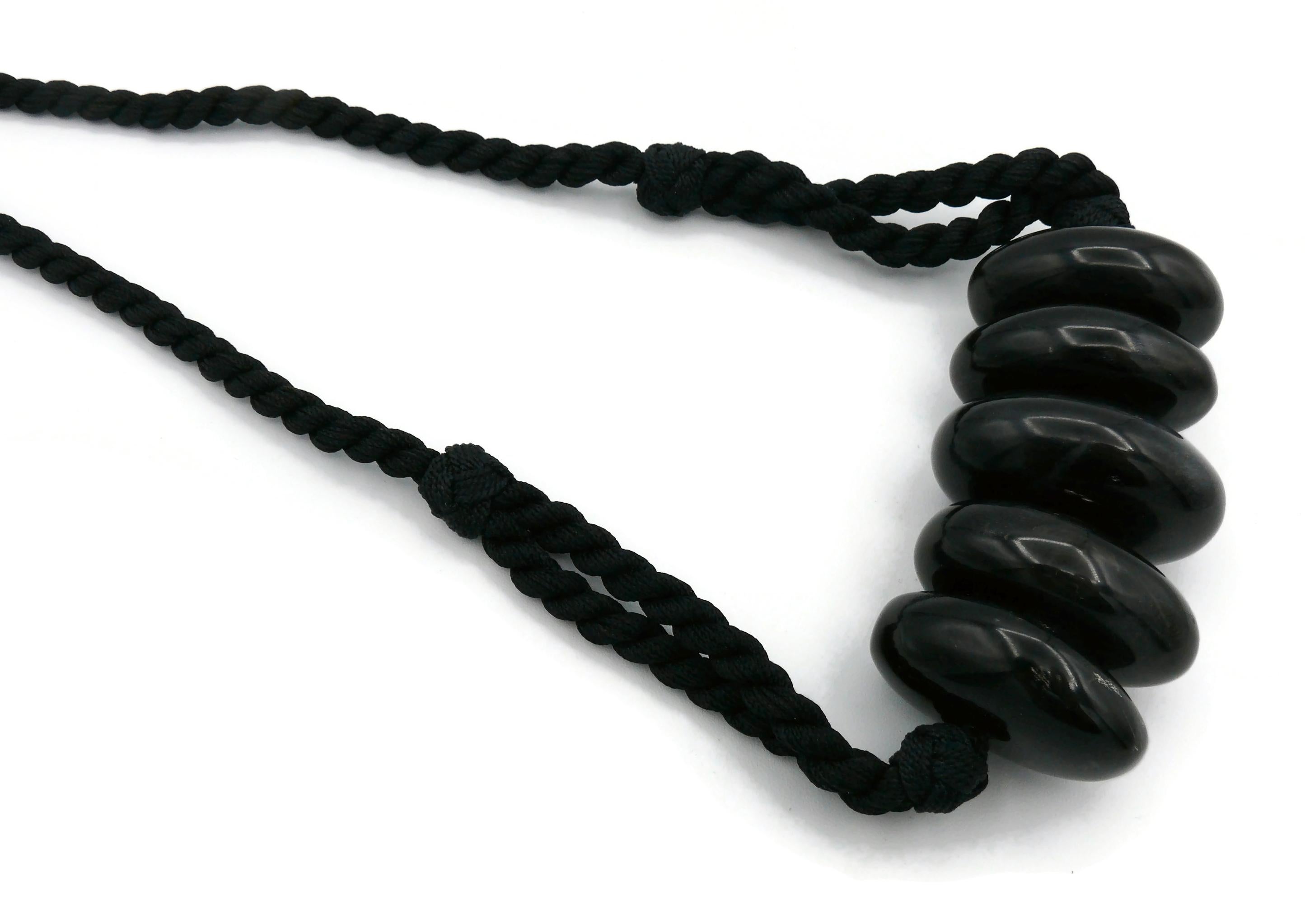 YVES SAINT LAURENT YSL Rope Tassel Necklace For Sale 1