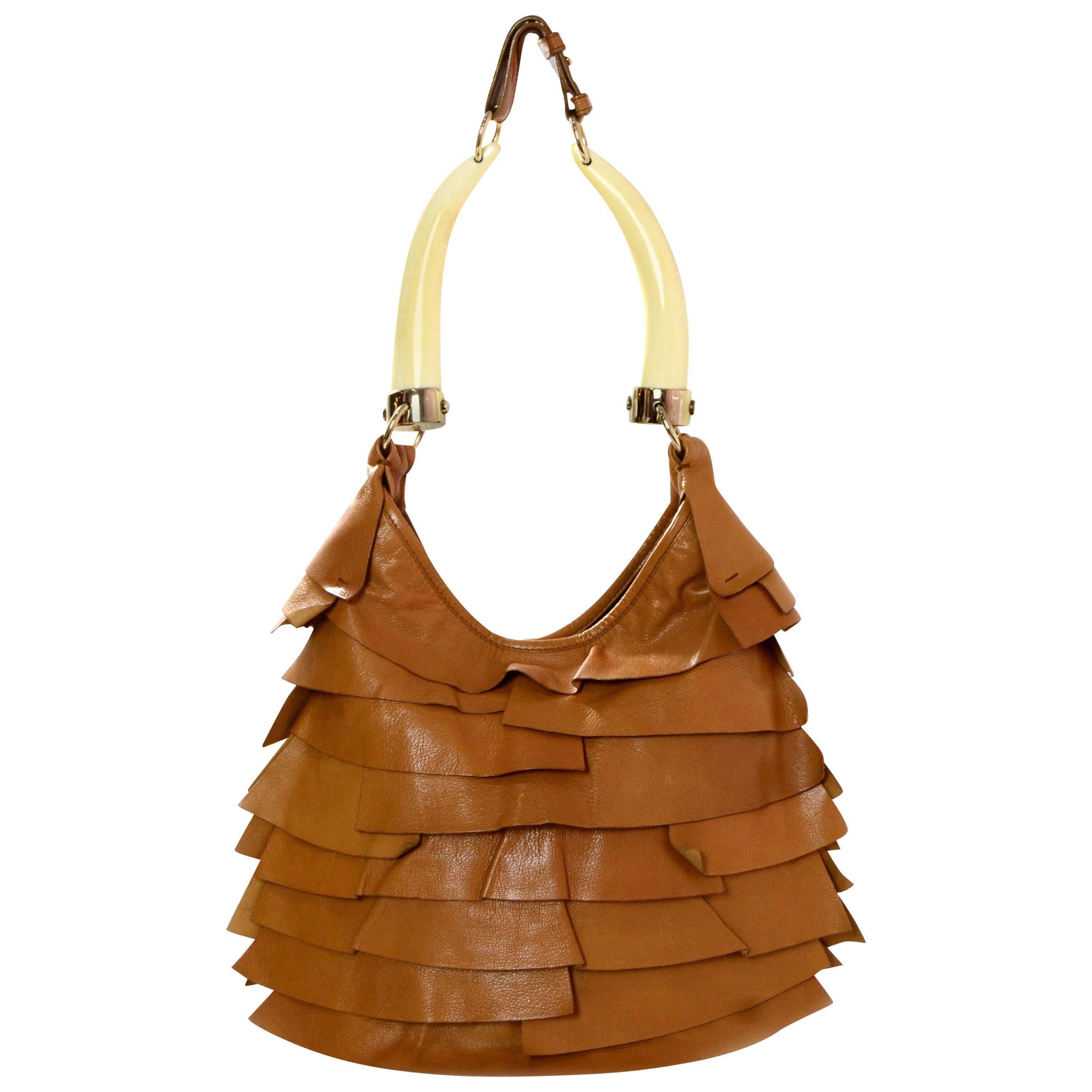 Shoulder Bag Saint Tropez in Natural Wicker/romantic Rose 