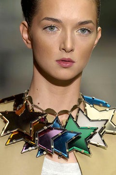YVES SAINT LAURENT Ysl Star Plexiglas Cuff Bracelet  Stefano Pilati Summer 2008