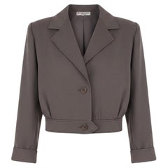 Yves Saint Laurent YSL Taupe Wool Suit