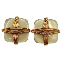 Yves Saint Laurent YSL Orecchini a clip vintage