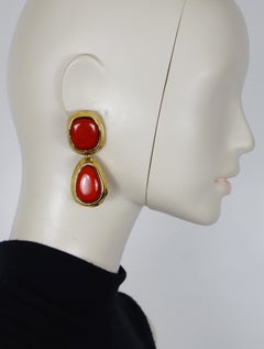 YVES SAINT LAURENT YSL Vintage Dangle Earrings