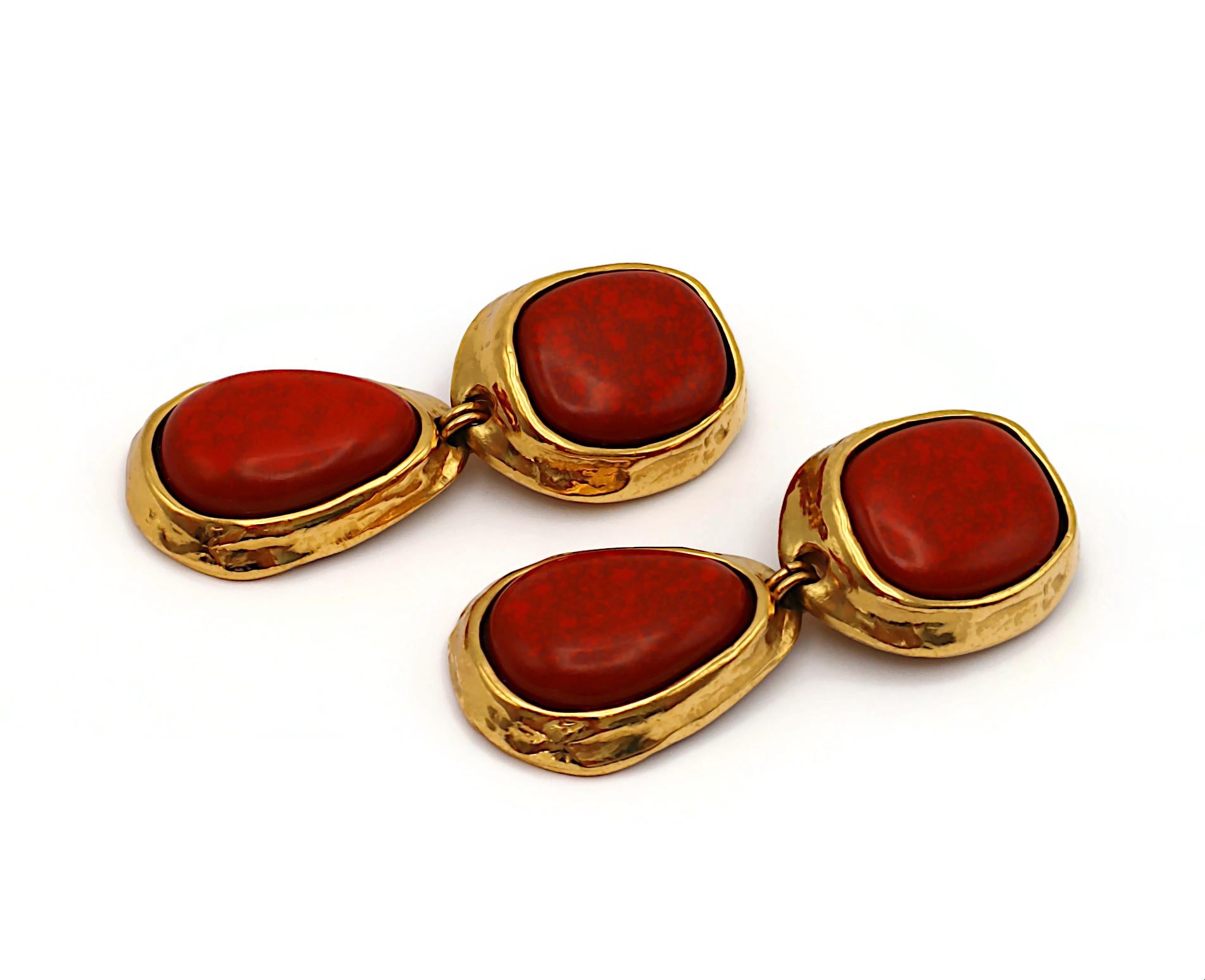 Boucles d'oreilles pendantes YVES SAINT LAURENT YSL Pour femmes en vente