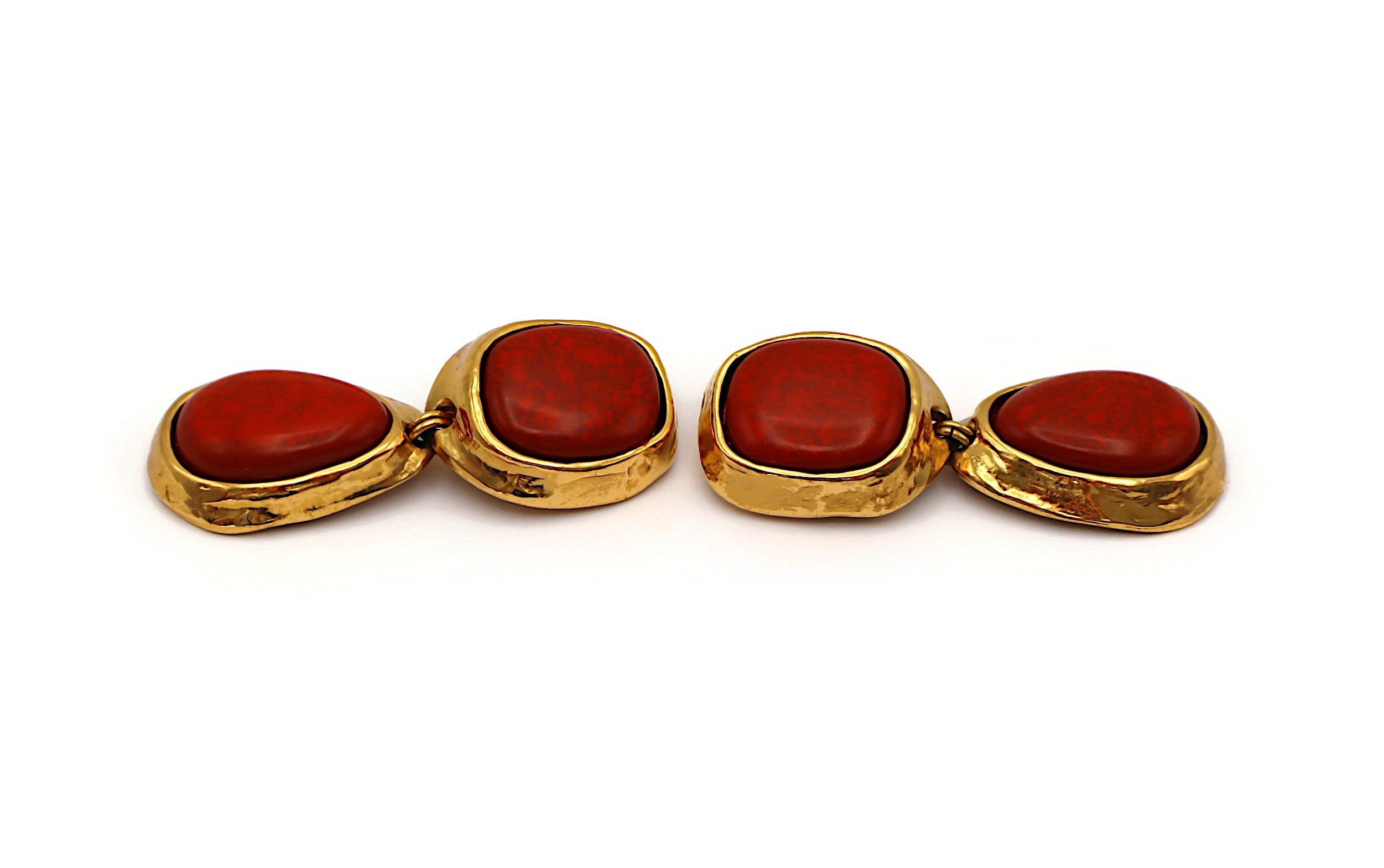Boucles d'oreilles pendantes YVES SAINT LAURENT YSL en vente 1