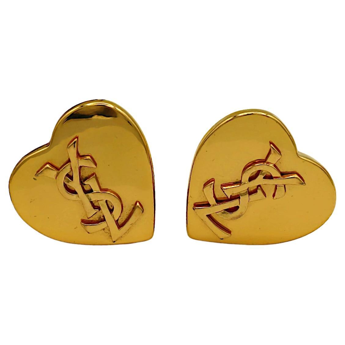 Vintage ysl earrings online