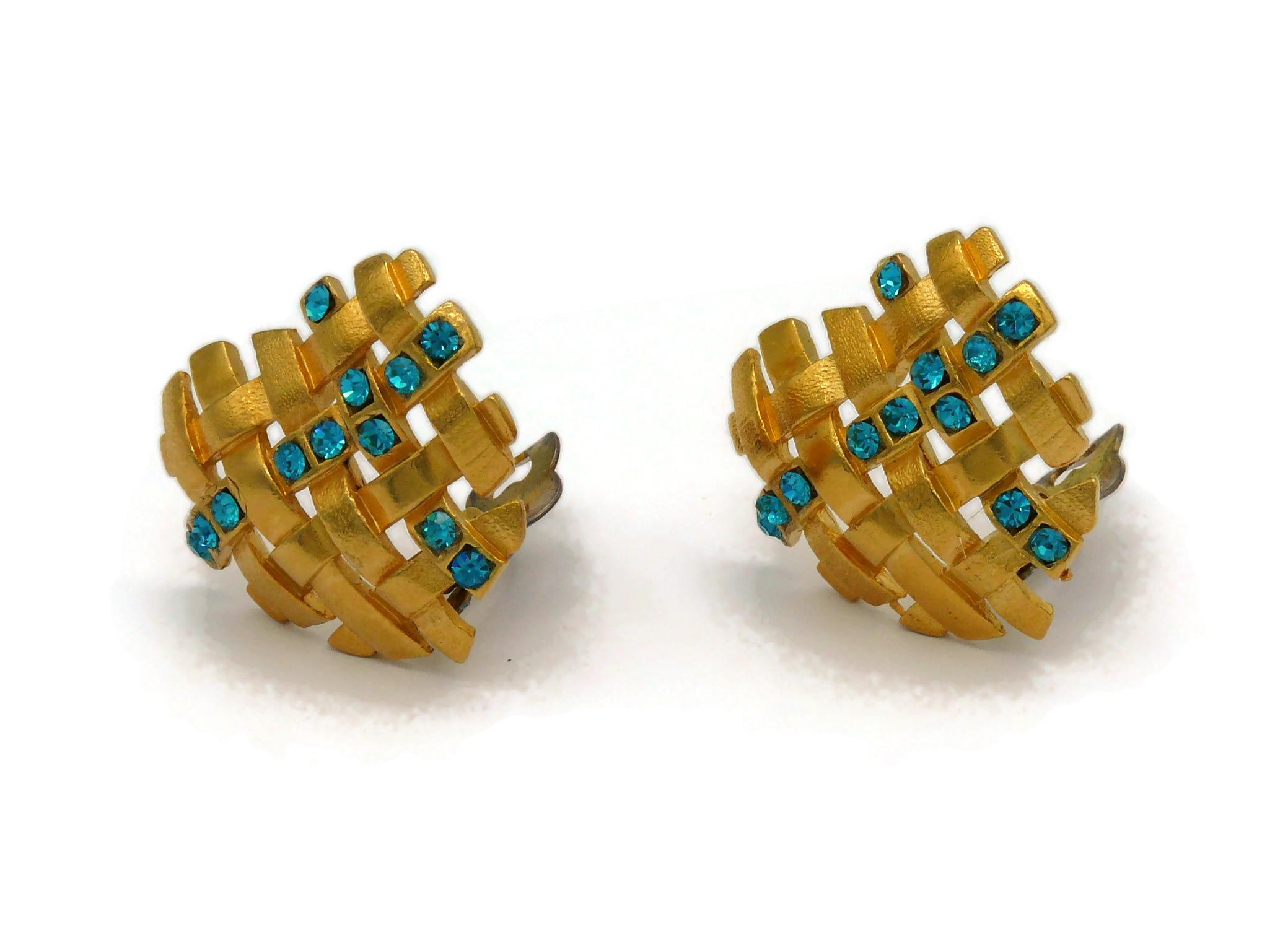 gold rolex heart earrings