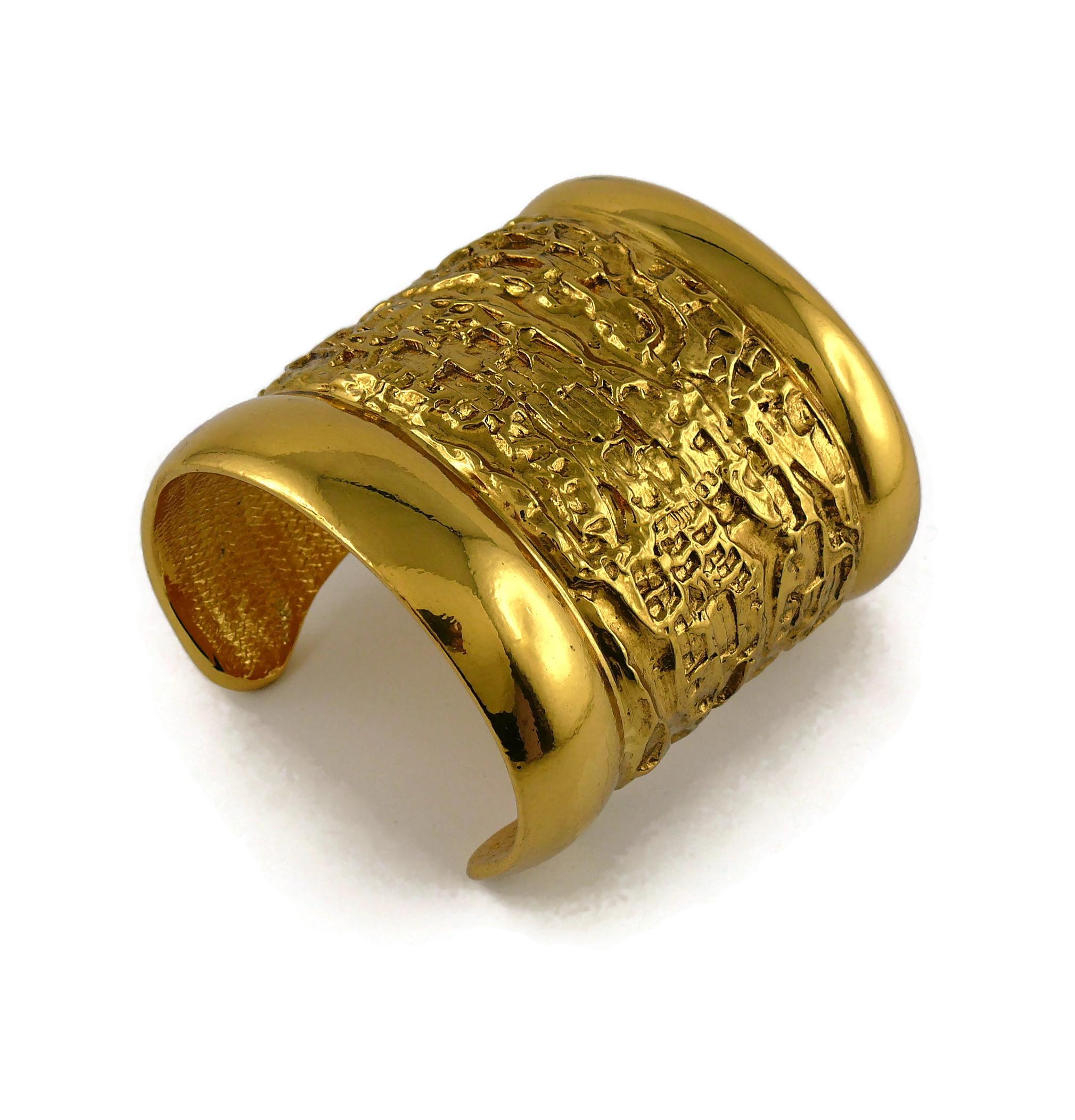 gold ysl bracelet