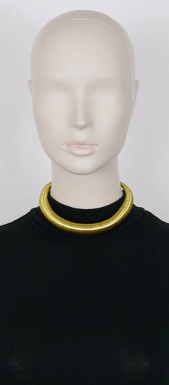 Yves Saint Laurent YSL Vintage Torque Necklace