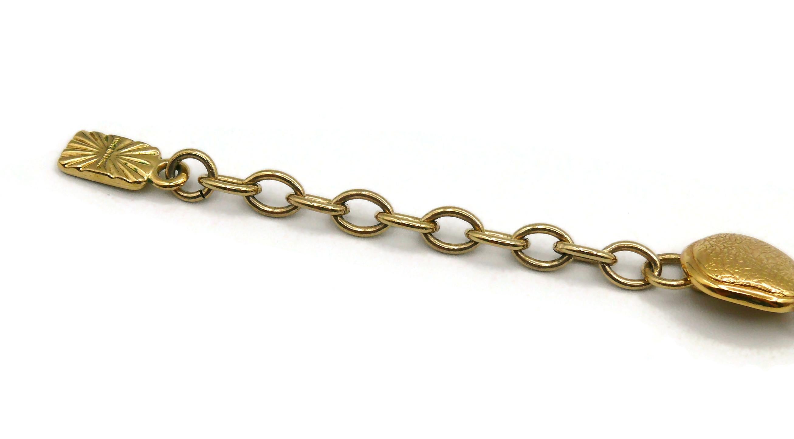 Yves Saint Laurent YSL Vintage Graduated Wood Choker Necklace For Sale 1