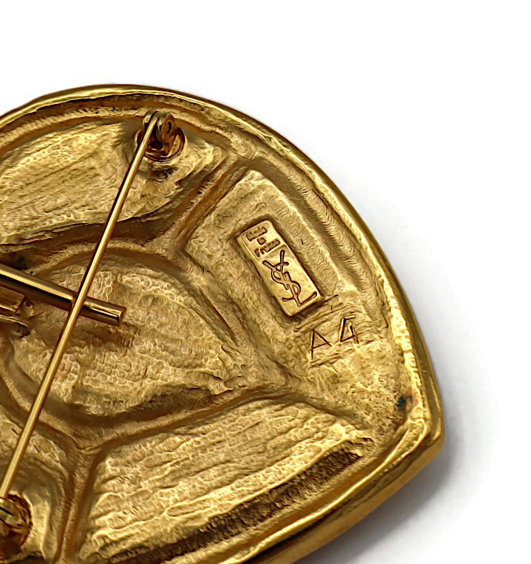 YVES SAINT LAURENT YSL Vintage Heart Brooch Pendant 6
