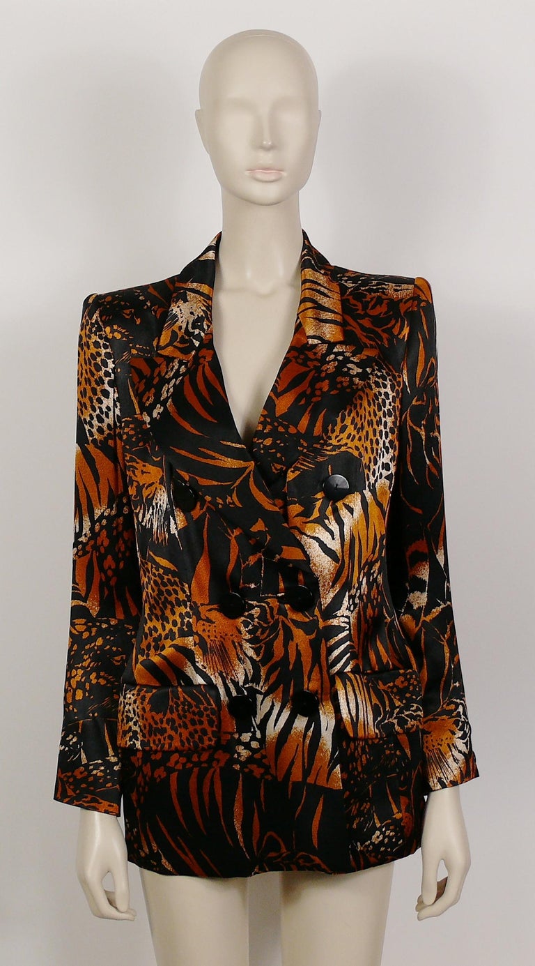 ysl leopard jacket