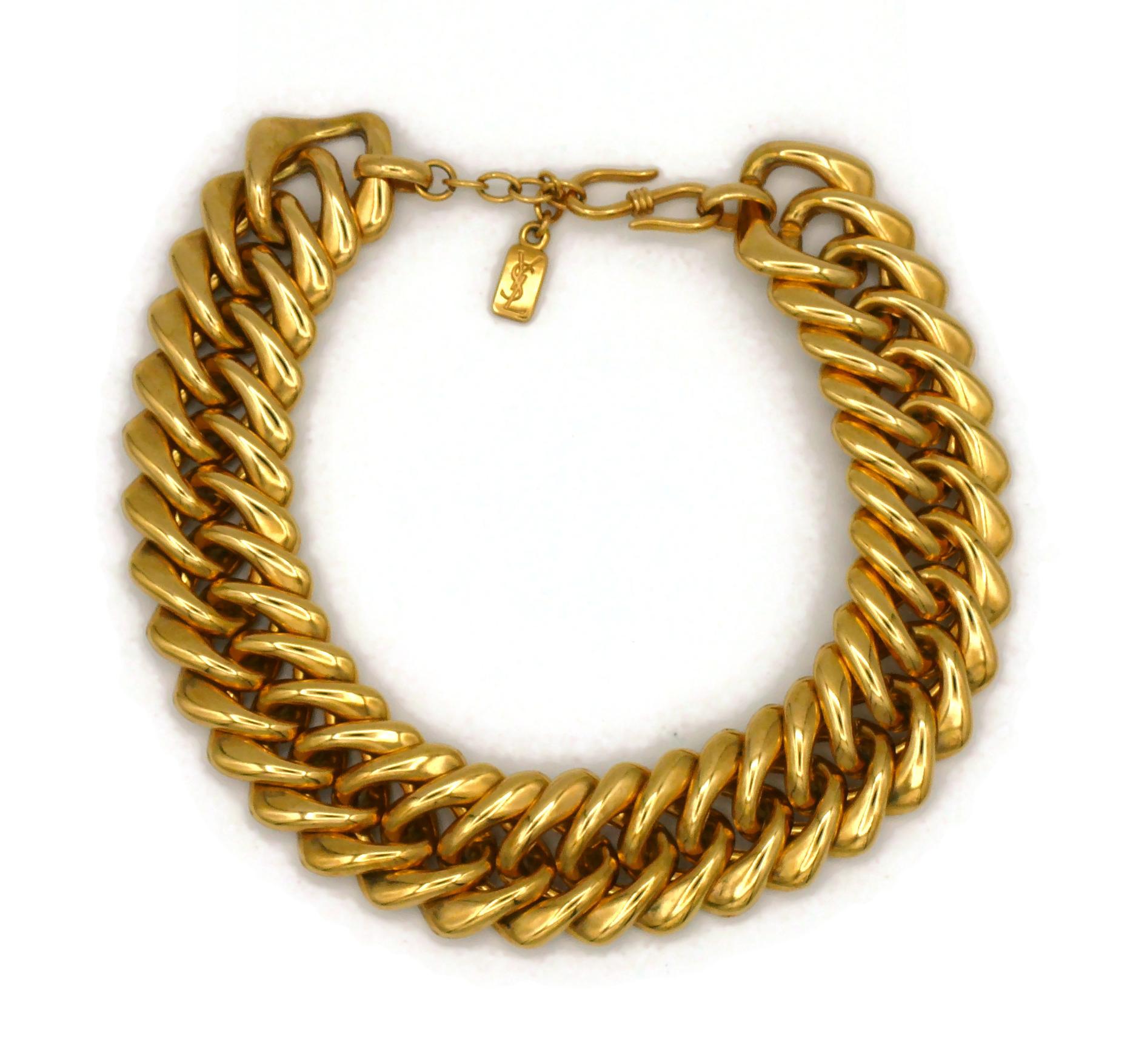 ysl cuban link chain