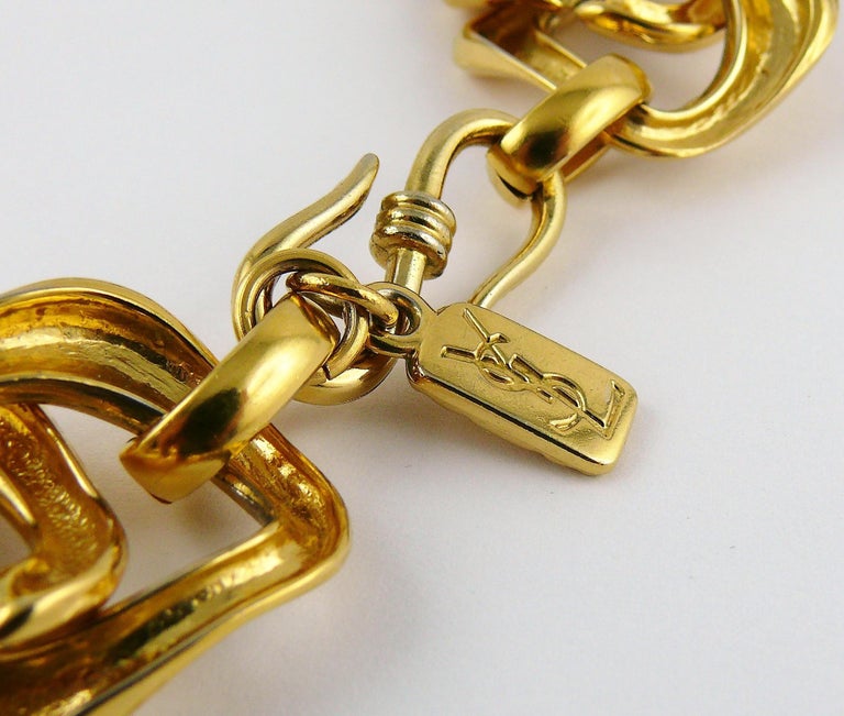 Ysl gold chain maserati
