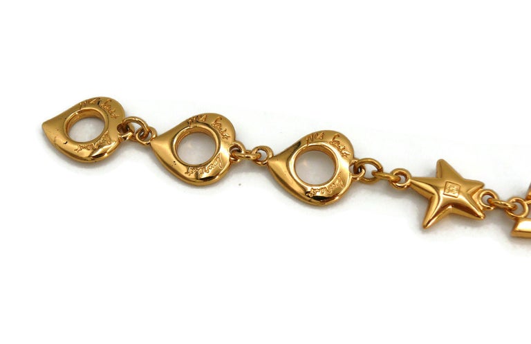 YVES SAINT LAURENT YSL Vintage Iconic Initials Hearts Stars Necklace ...