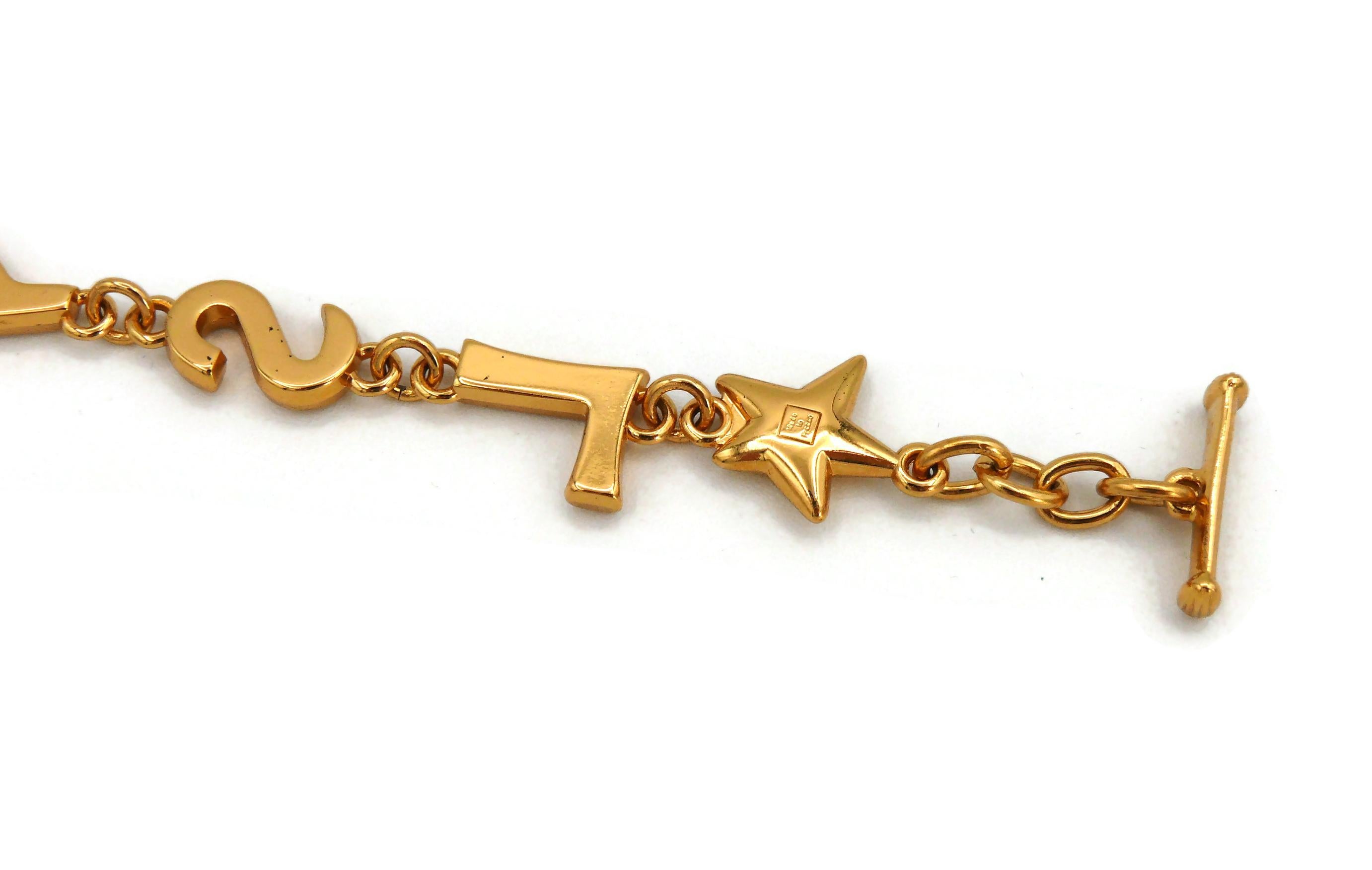YVES SAINT LAURENT Collier vintage emblématique cœurs d'étoiles en vente 1