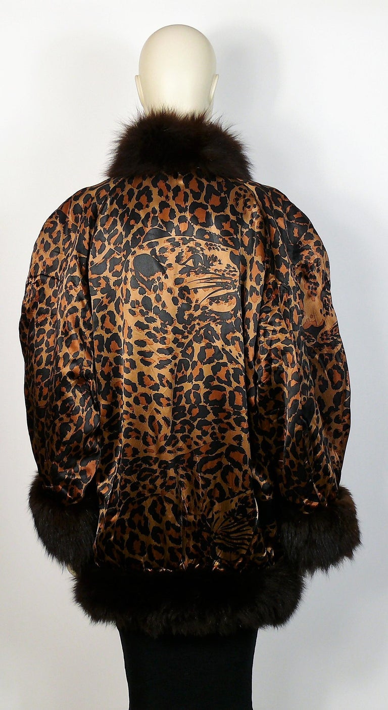 ysl leopard jacket