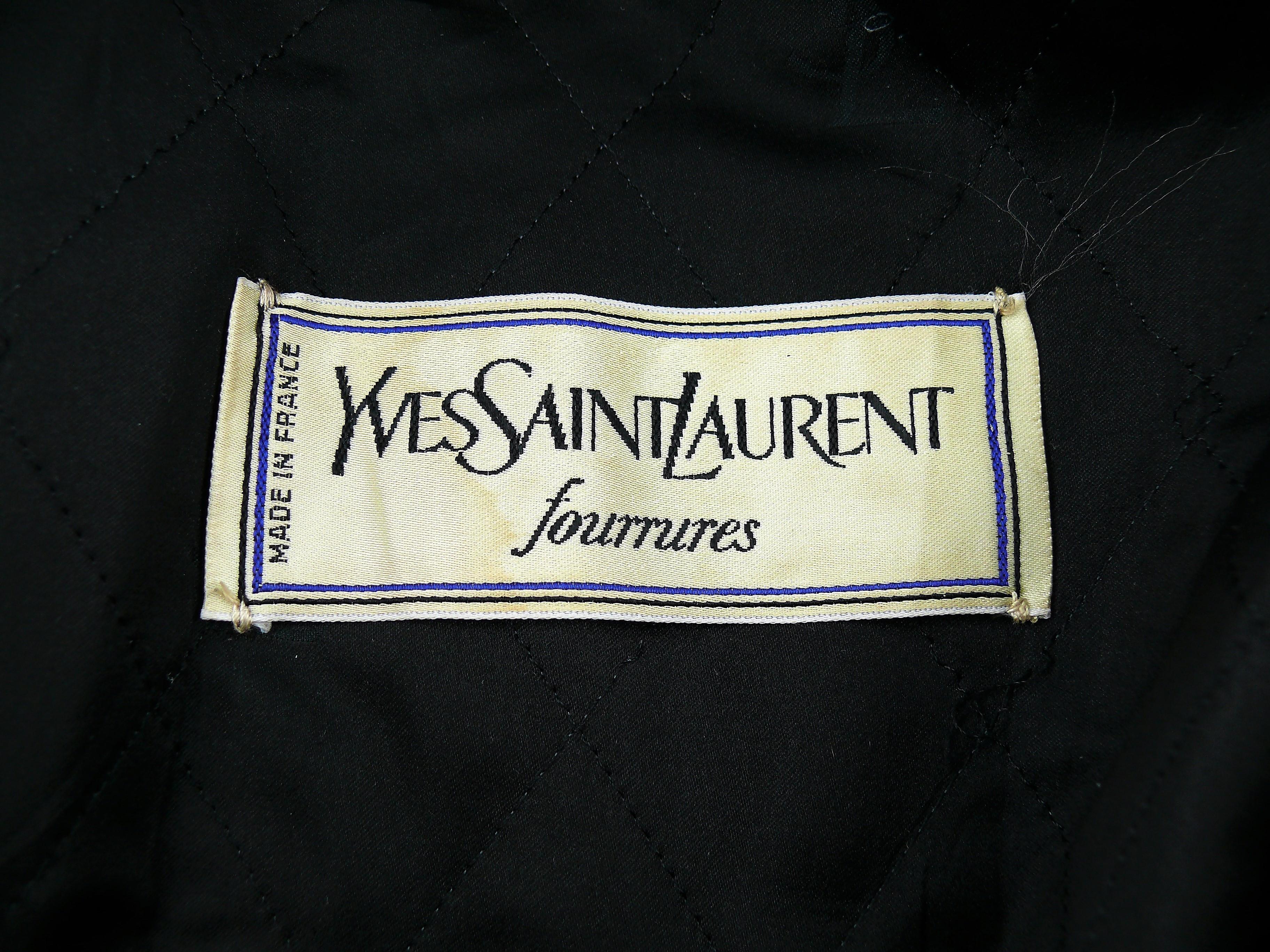 Yves Saint Laurent YSL Vintage Iconic Leopard Print Coat 3
