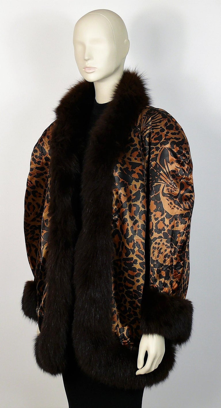 ysl leopard jacket