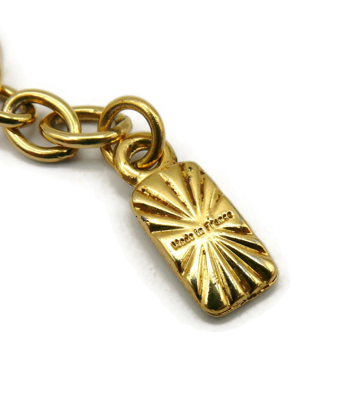 YVES SAINT LAURENT YSL Vintage Jewelled Bird Necklace 12