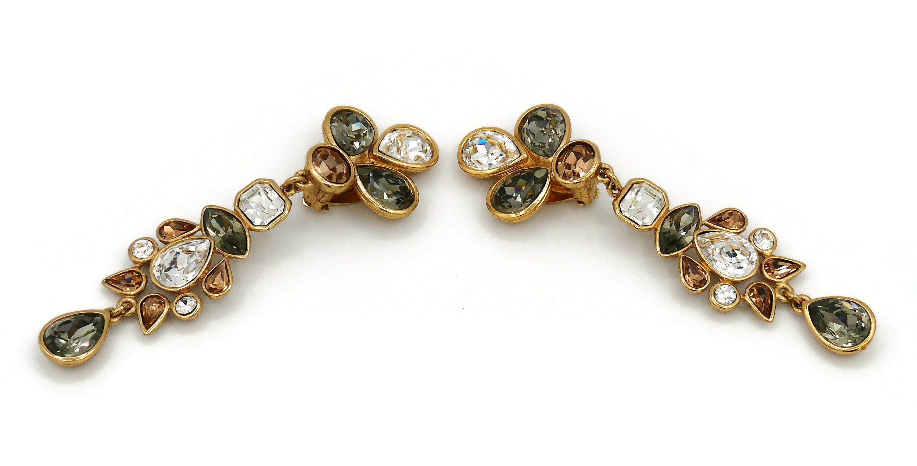 Yves Saint Laurent YSL Boucles d'oreilles pendantes vintage à bijoux Bon état - En vente à Nice, FR