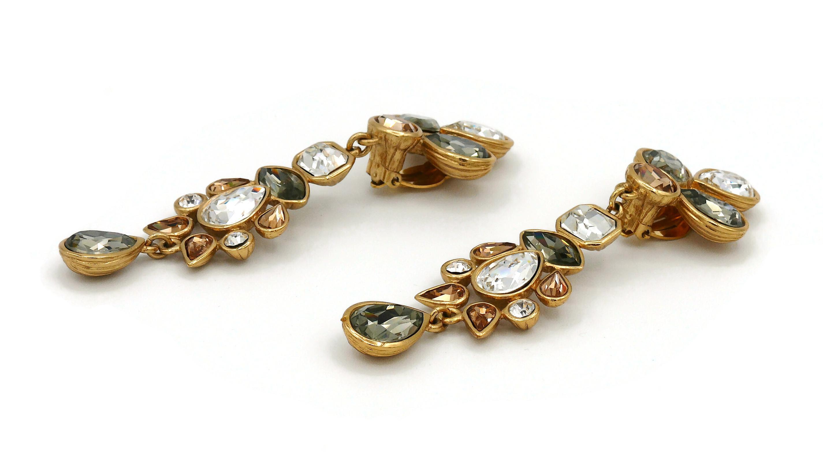 Yves Saint Laurent YSL Boucles d'oreilles pendantes vintage à bijoux en vente 3
