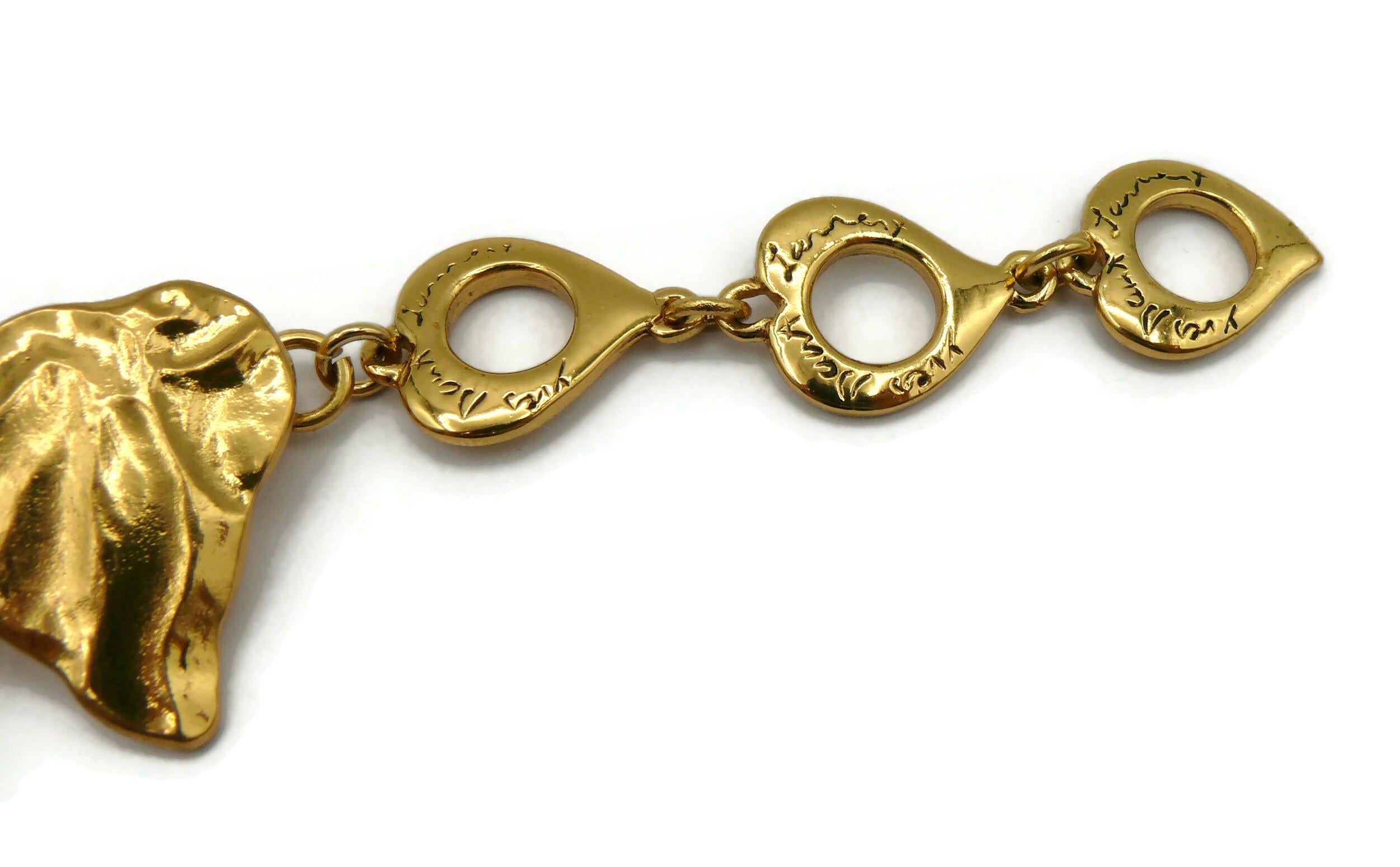 YVES SAINT LAURENT YSL Vintage Jewelled Necklace For Sale 7