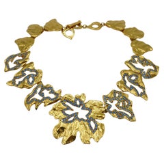 YVES SAINT LAURENT YSL Vintage Jewelled Necklace