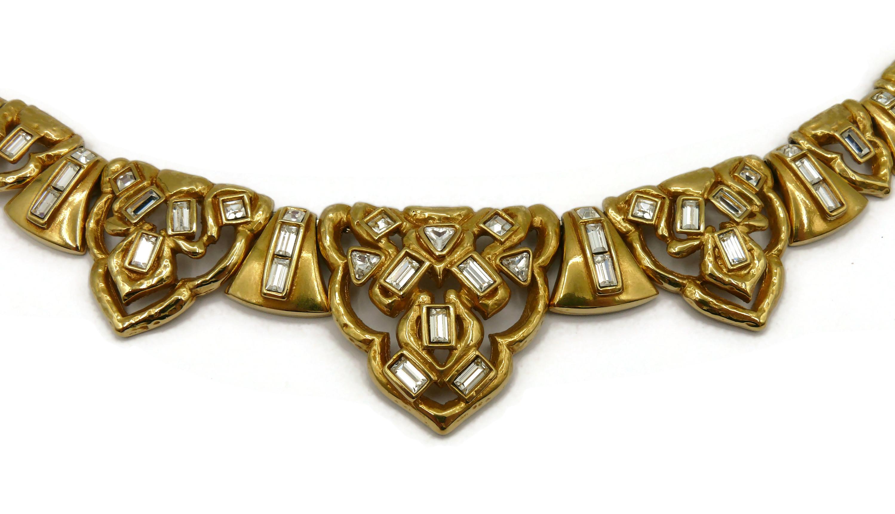 YVES SAINT LAURENT YSL Vintage Jewelled Oriental Design Halskette im Angebot 2