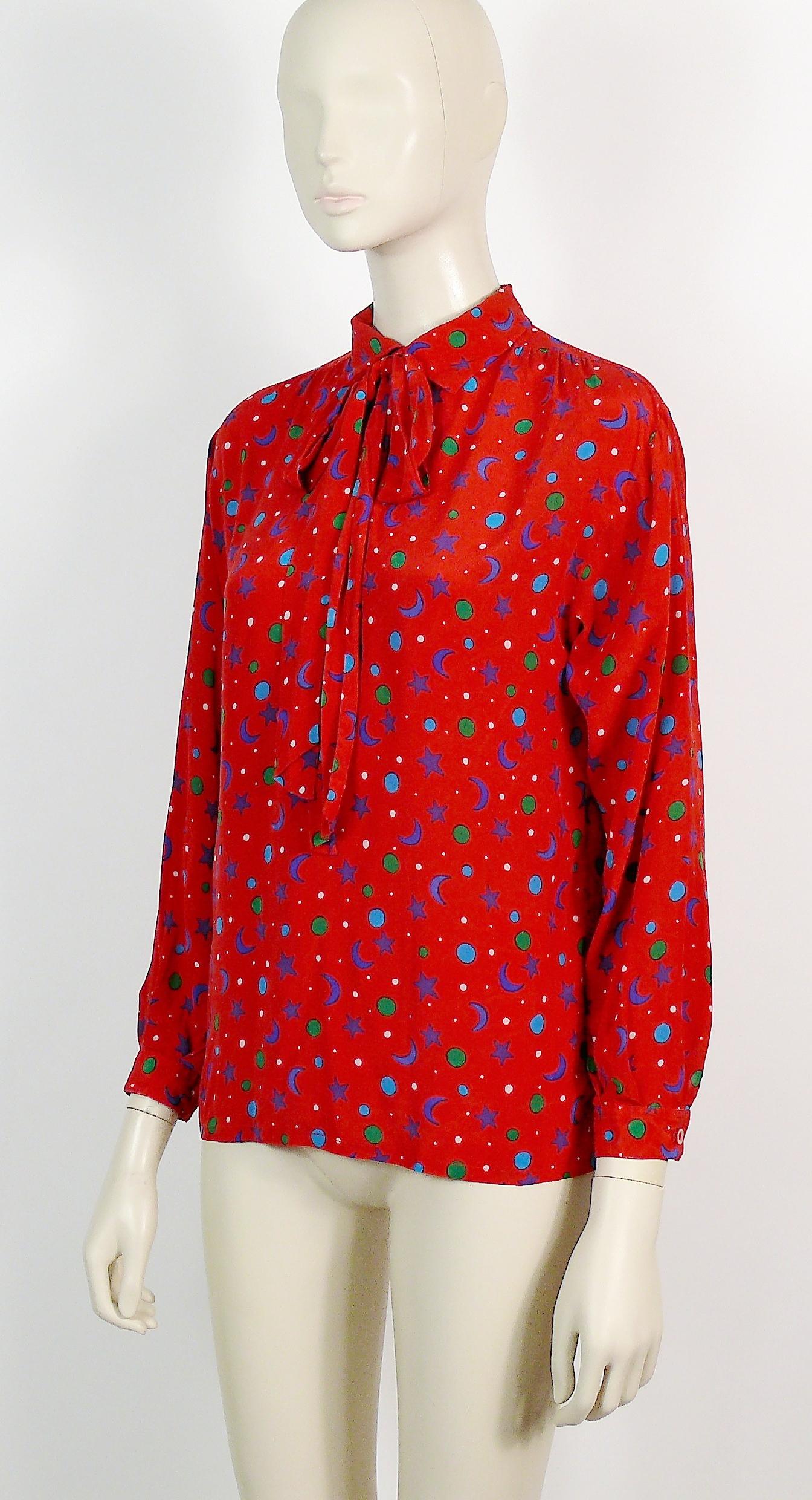 moon and stars blouse
