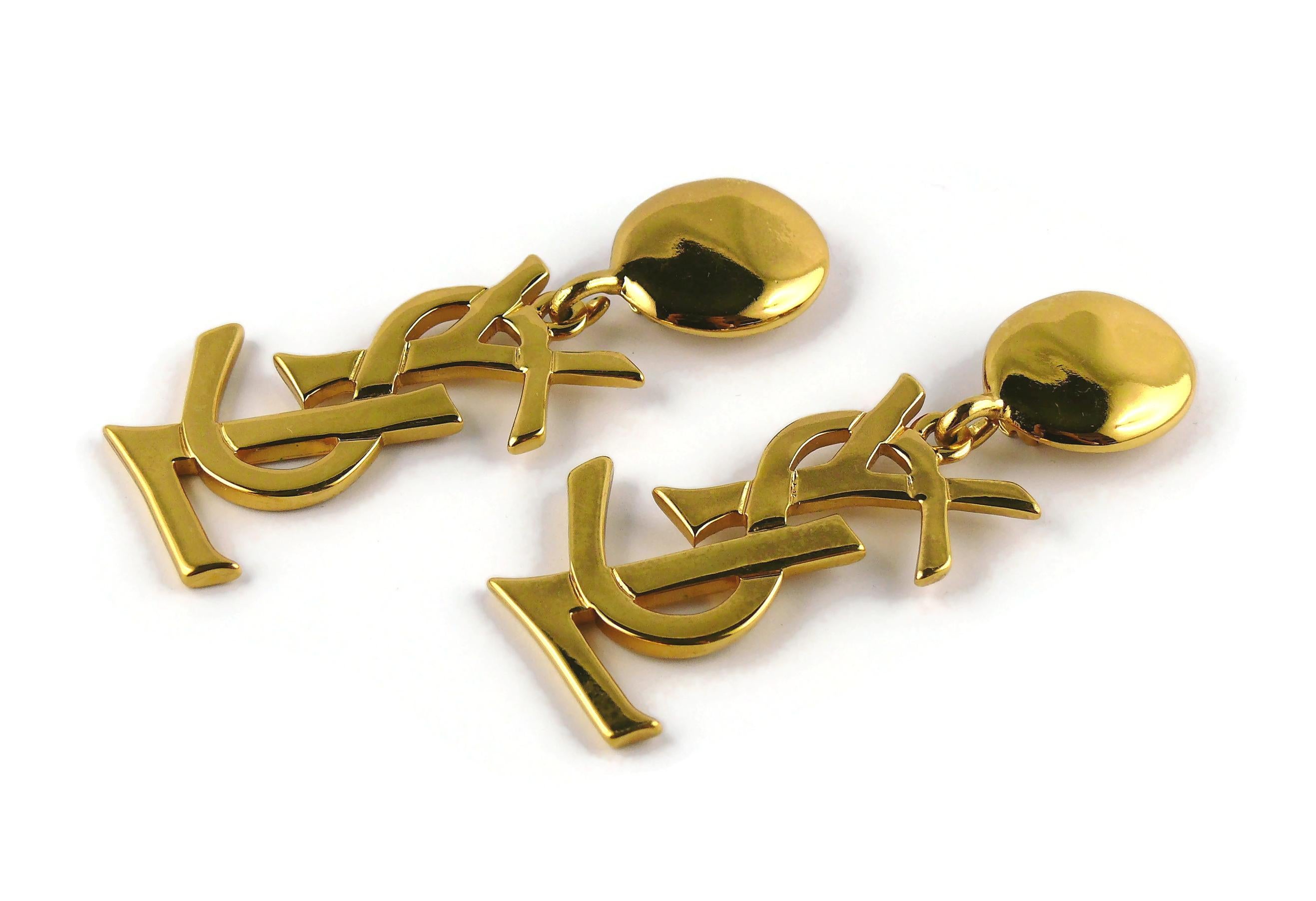 ysl dangling earrings