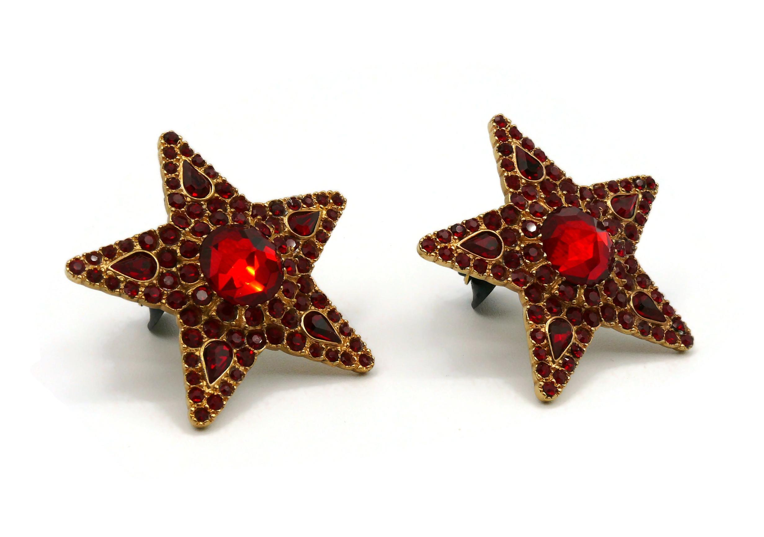 ysl star earrings