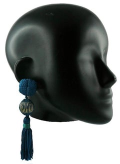 Yves Saint Laurent YSL Vintage Passementerie Tassel Dangling Earrings