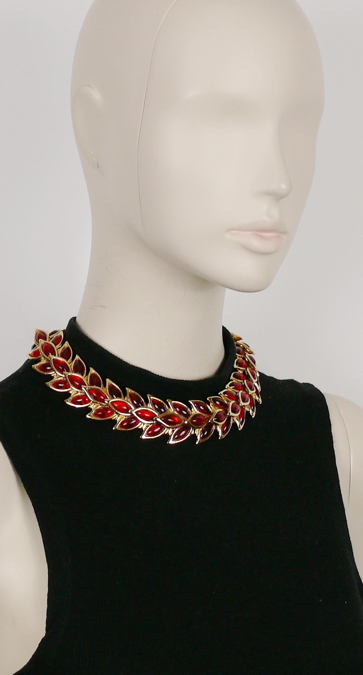 ruby choker necklace