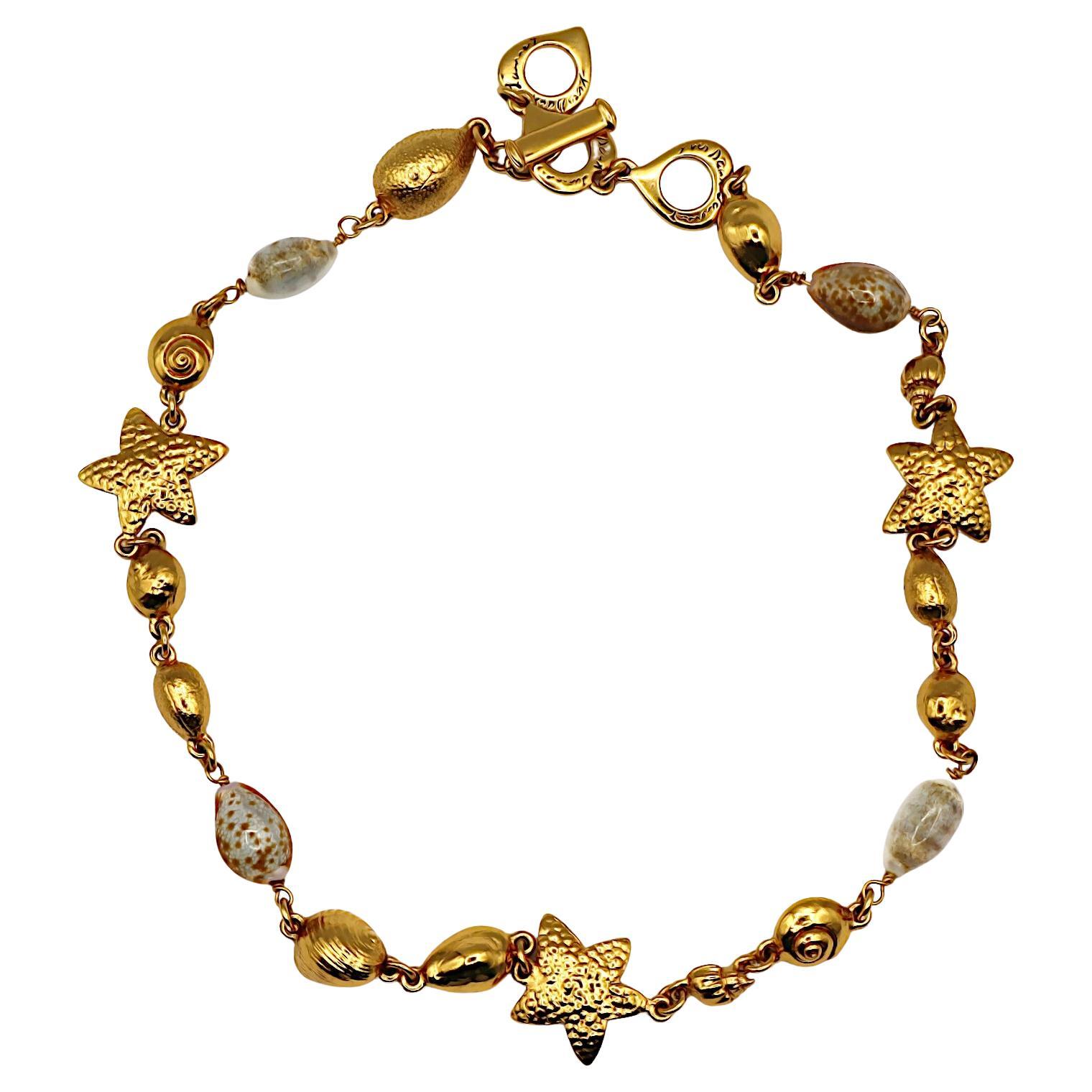 Yves Saint Laurent YSL Collana Vintage Sealife