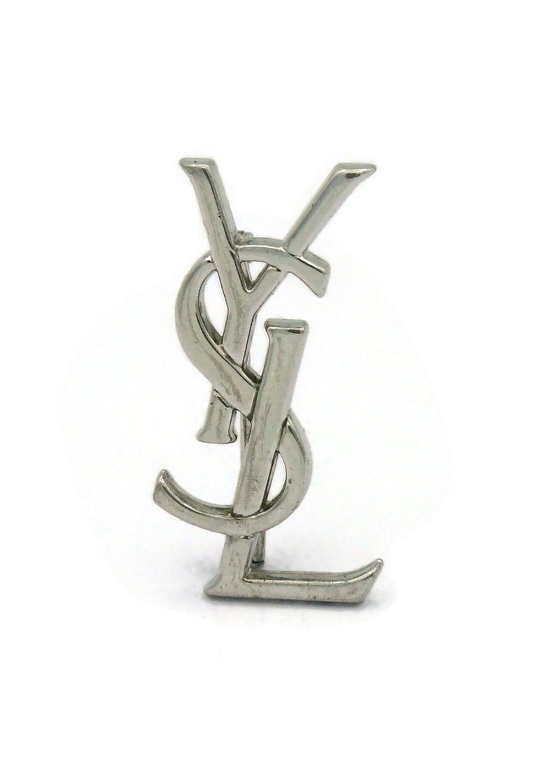 YVES SAINT LAURENT - PARIS - VERY RARE VINTAGE YSL BROOCH - PRIVATE  COLLECTION 