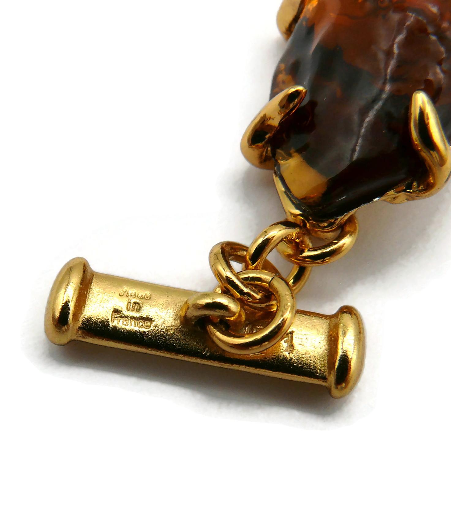 Bracelet vintage YVES SAINT LAURENT YSL en vente 10