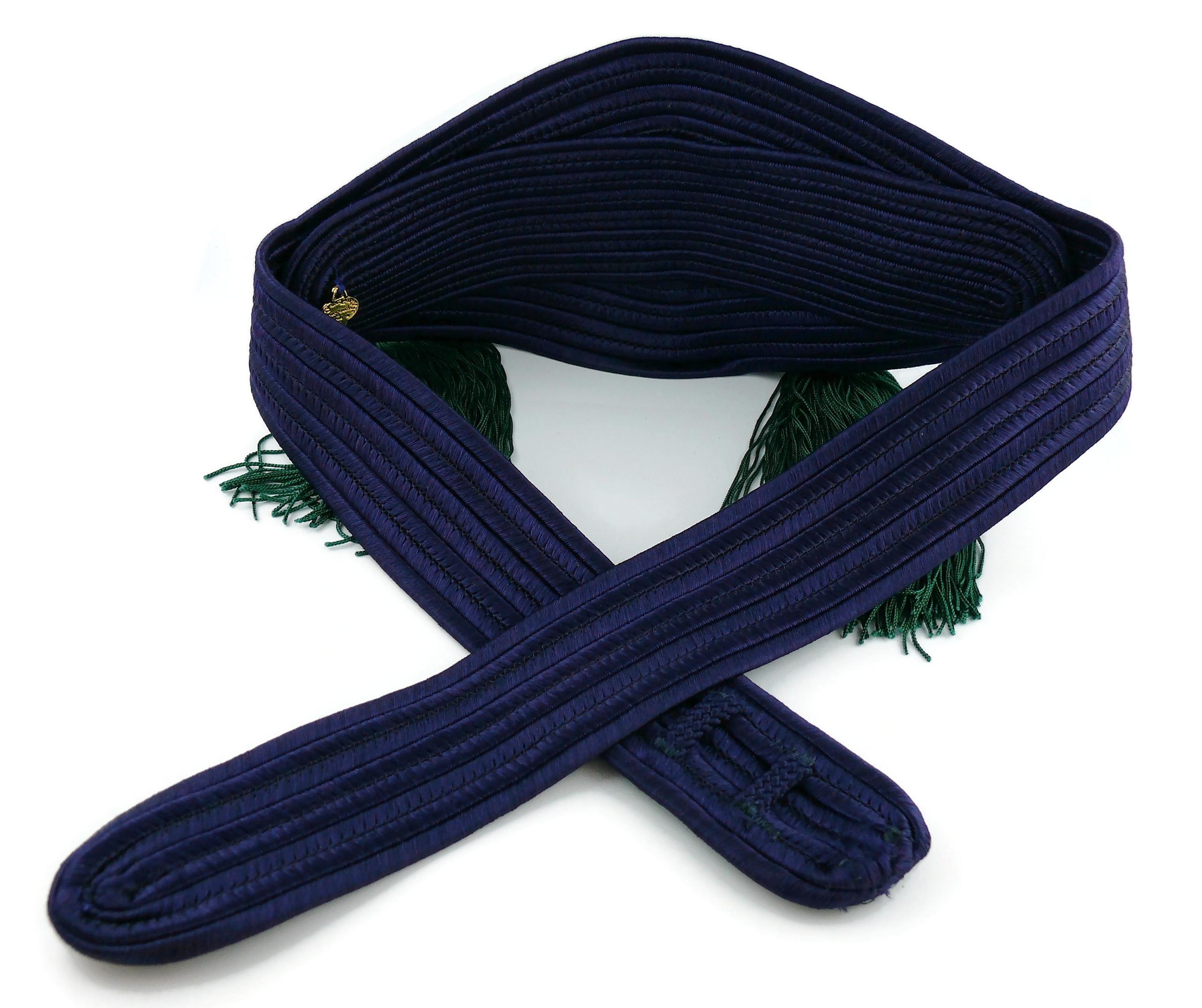 Yves Saint Laurent Ysl Vintage Tassel Passementerie Belt 7