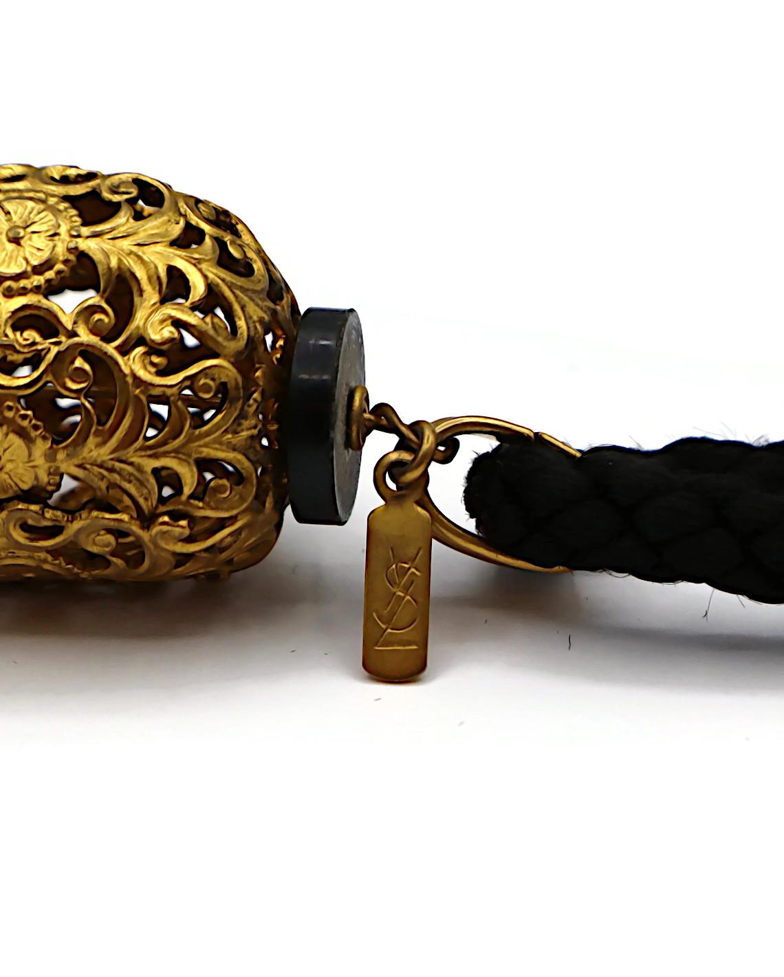 YVES SAINT LAURENT YSL Collana con ciondolo con nappe d'epoca in vendita 10
