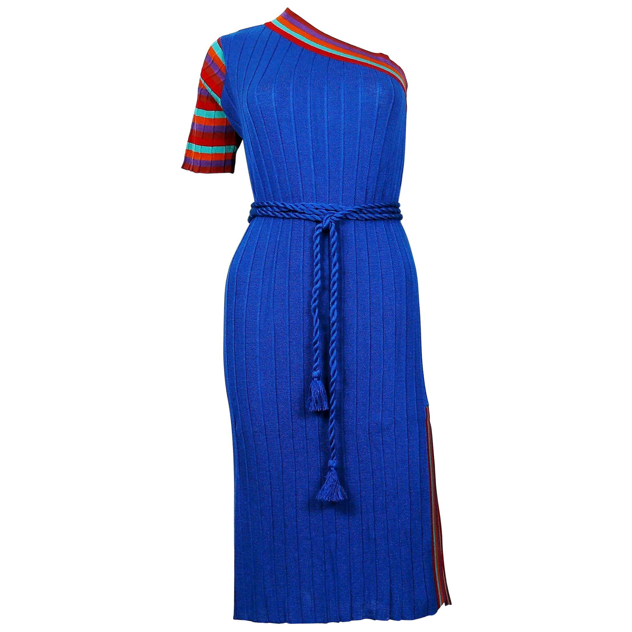 Yves Saint Laurent YSL Vintage Tricot Dress Size 38