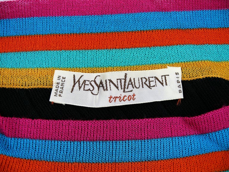 Yves Saint Laurent YSL Vintage Tricot Dress Size 40