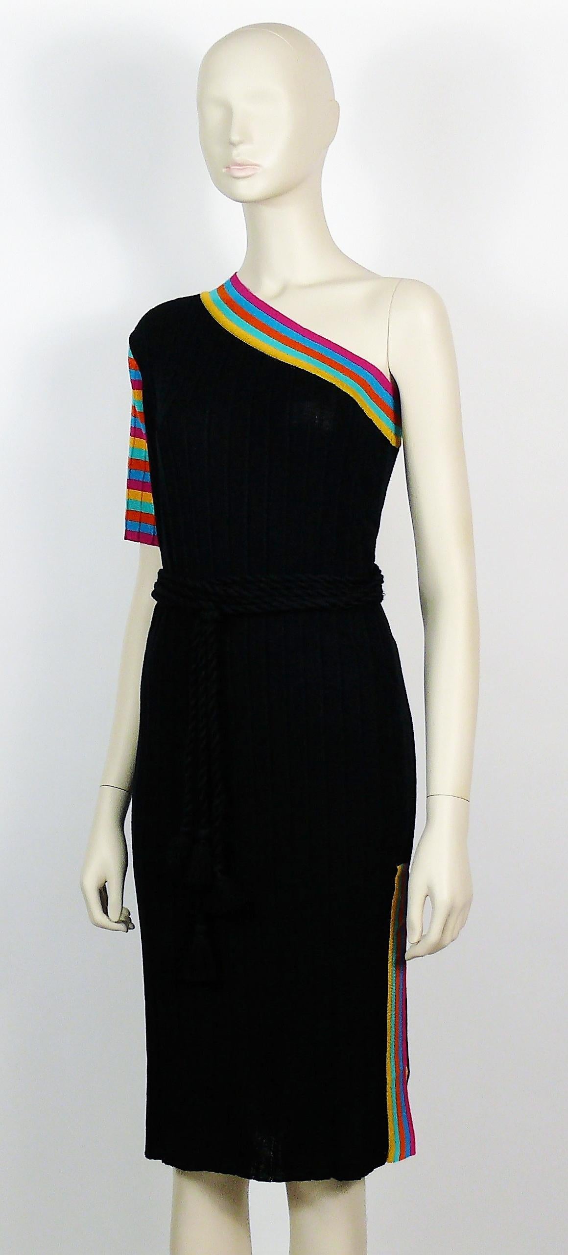 Yves Saint Laurent YSL Vintage Tricot Dress Size 40 In Excellent Condition In Nice, FR